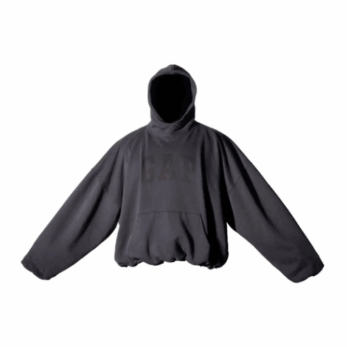 Yeezy Gap Balenciaga Dove Hoodie Washed Black LAA